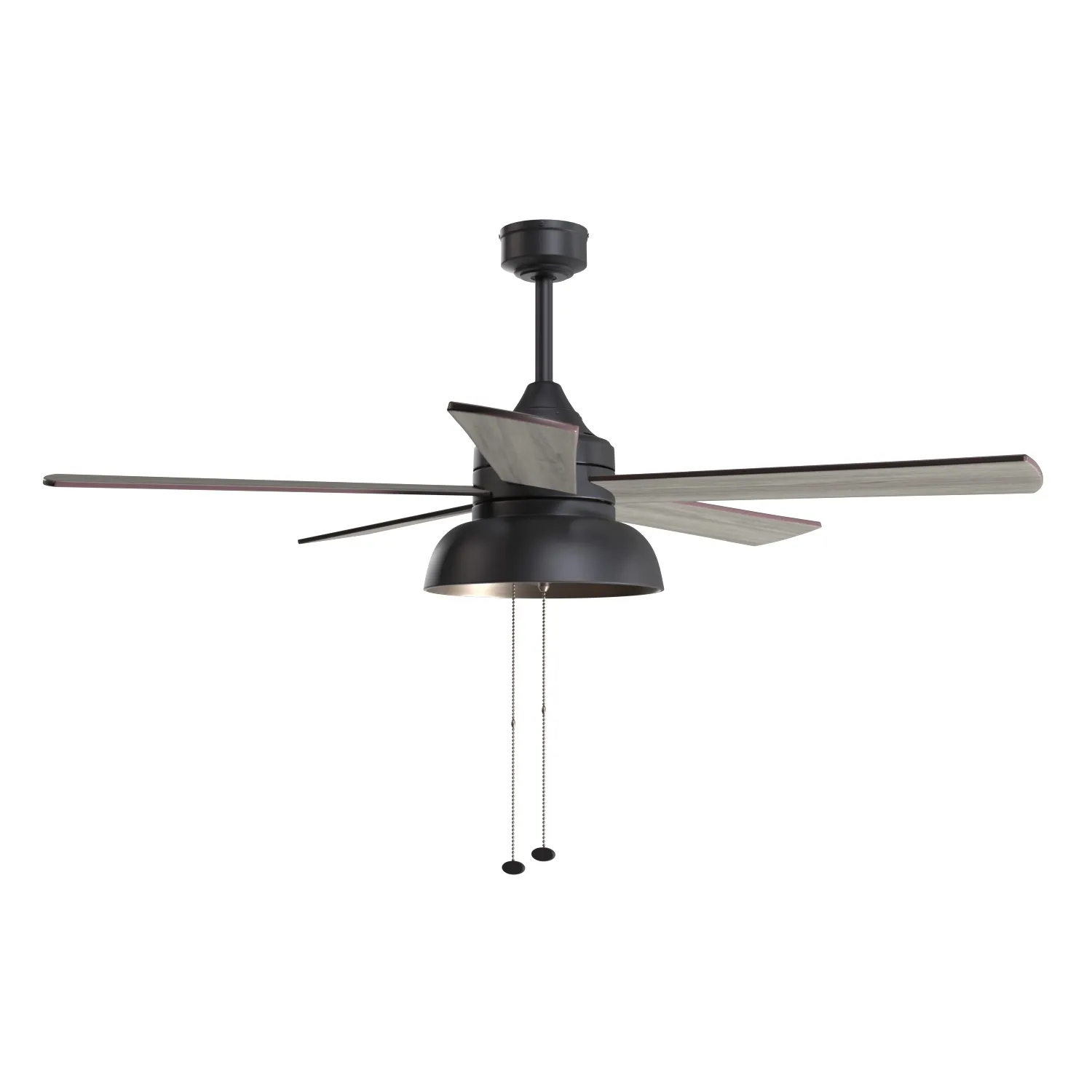 Brightondale Industrial Style Indoor Outdoor LED Ceiling Fan PBR 3D Model_06